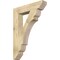 Ekena Millwork Olympic Slat Rough Sawn Bracket, Douglas Fir, 6"W x 32"D x 44"H BKT06X32X44OLY06RDF - alternate 1